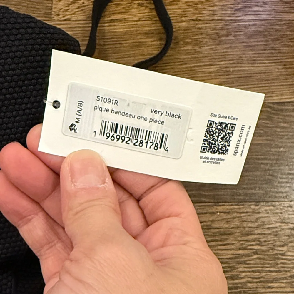 Spanx pique bandeau one piece - Picture 3 of 5